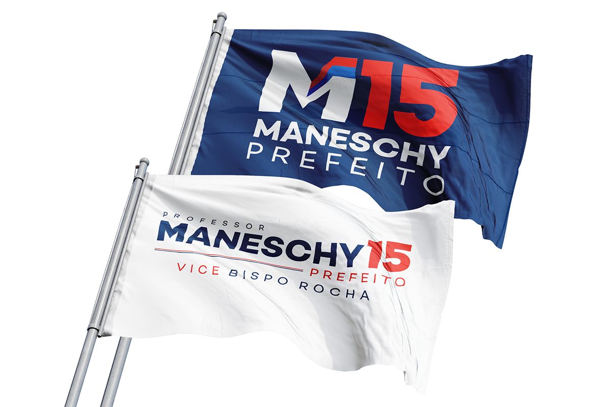Bandeira com Haste Pequena